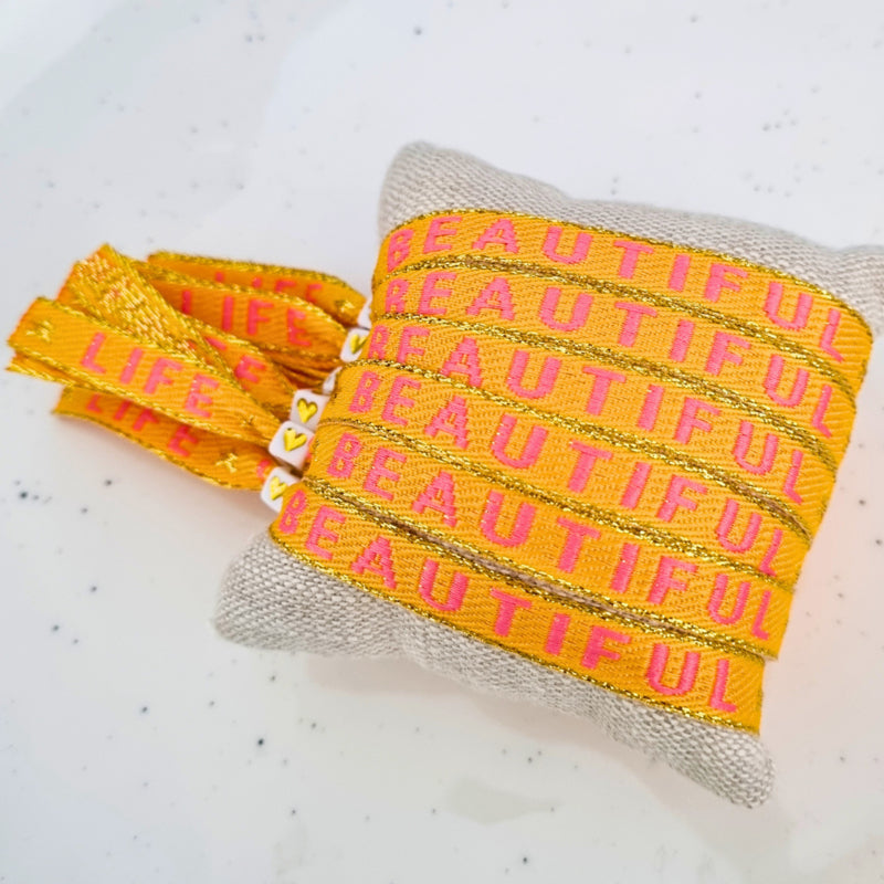 Lint Armbandje Life Is Beautiful