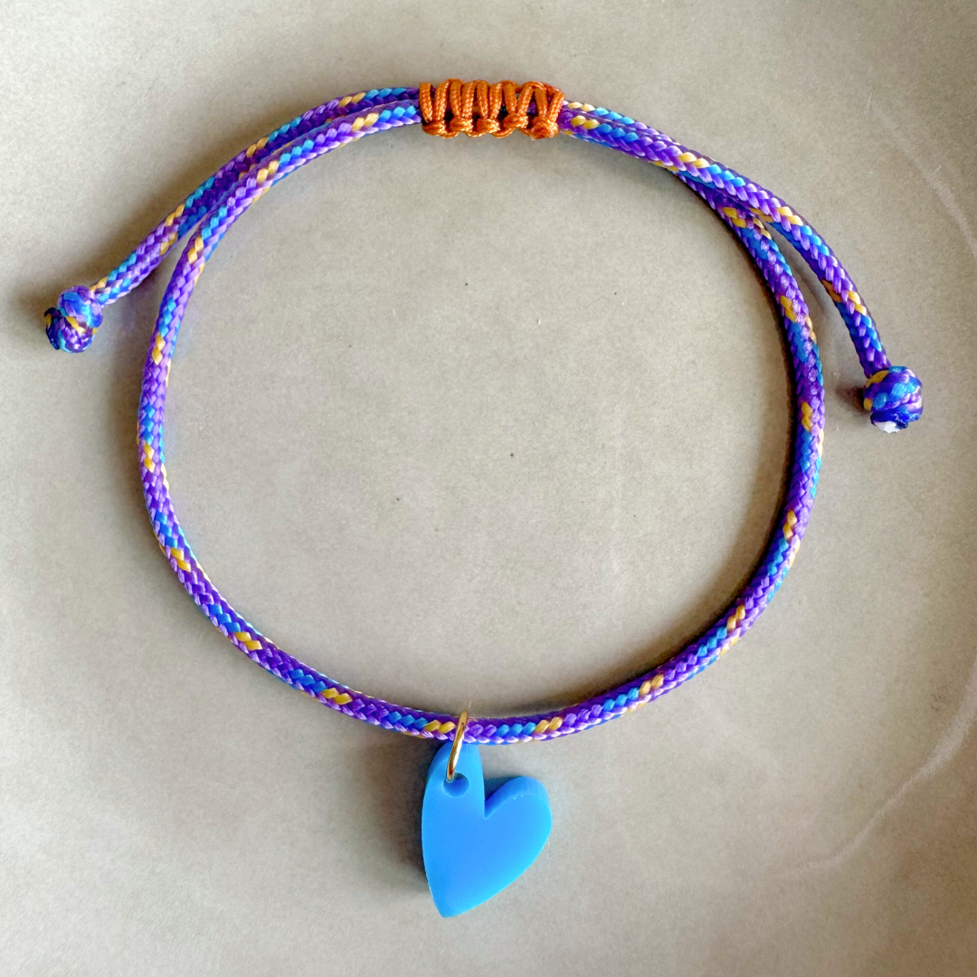 Armband  Lume Charms | Heart Blue