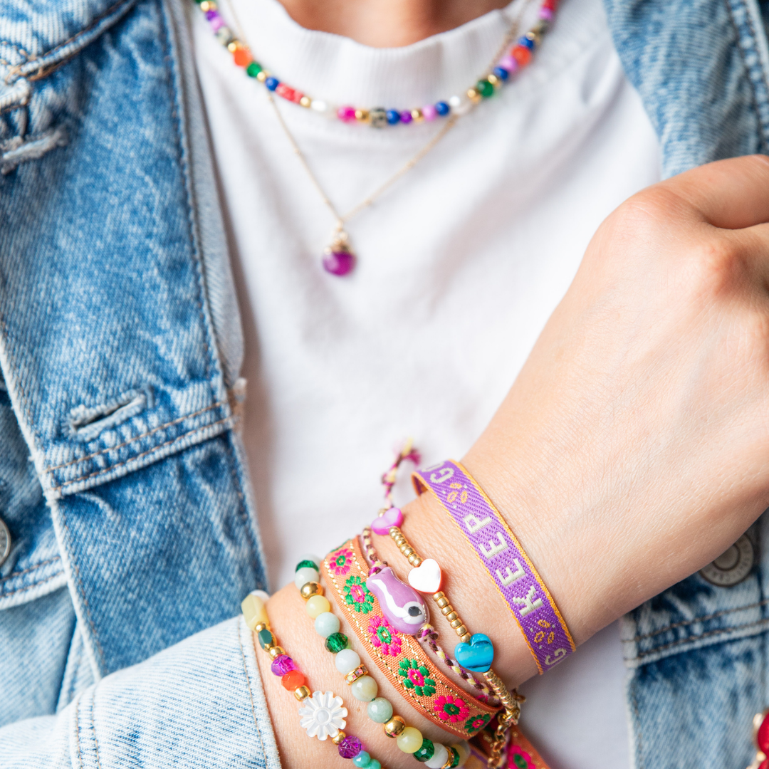 Lint Armbandje Keep Going