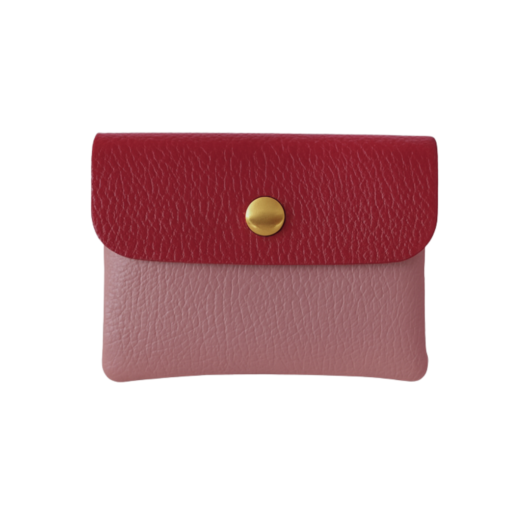 Portemonnee Jule | Burgundy - Oud Roze