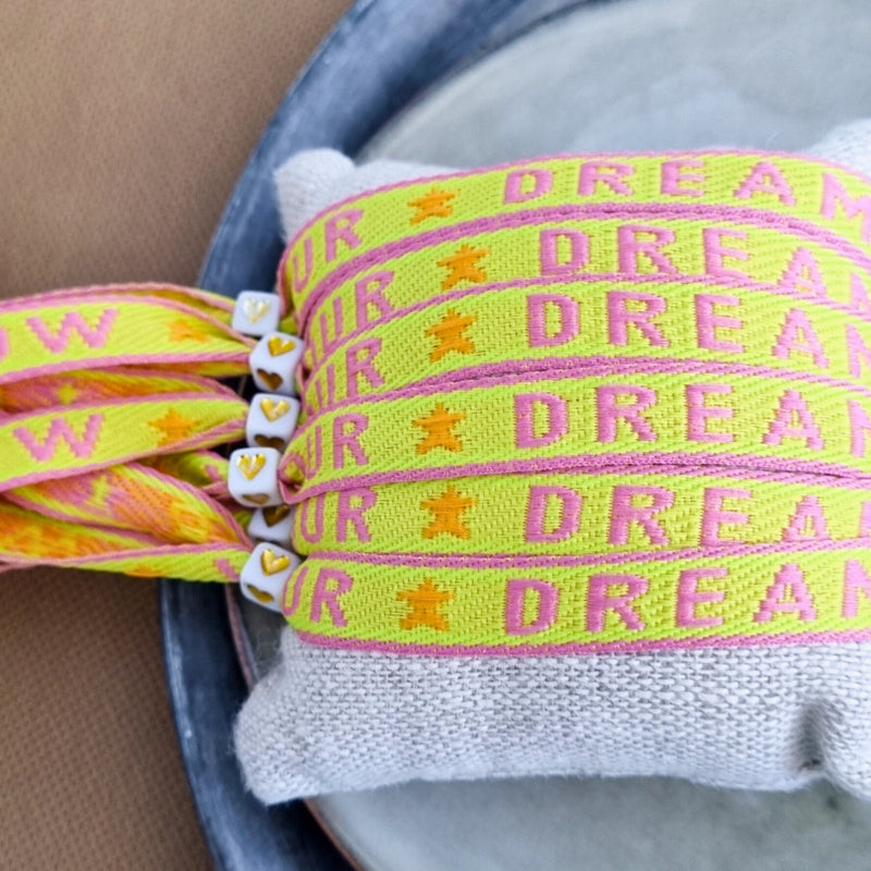 Lint Armbandje Follow Your Dreams