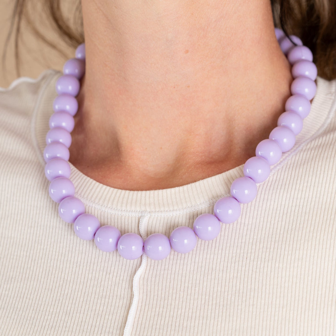 Bold Beads Ketting | Wisteria