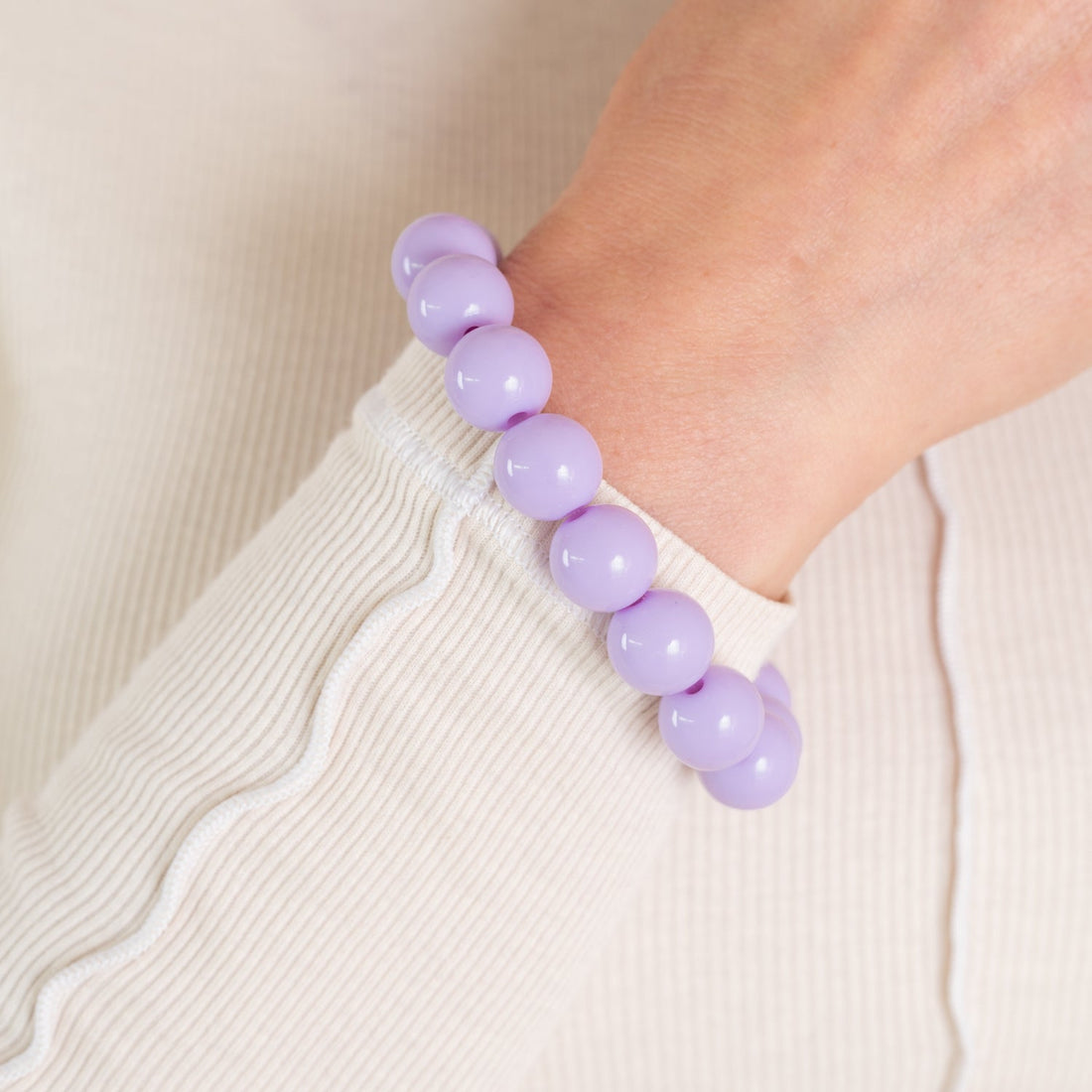 Bold Beads Armband | Wisteria - 14 mm