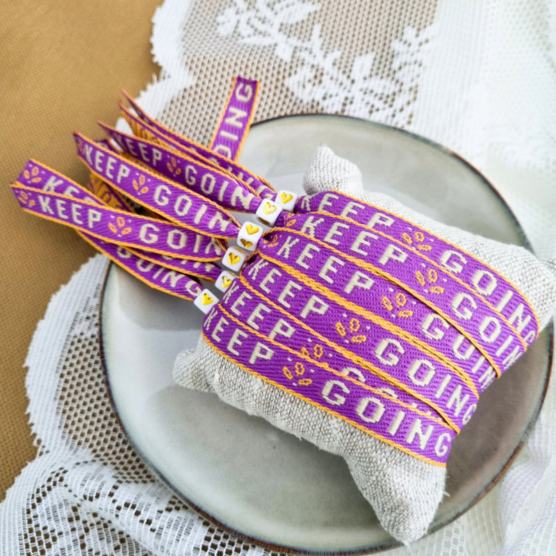 Lint Armbandje Keep Going