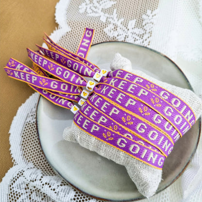 Lint Armbandje Keep Going