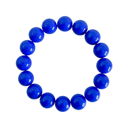 Bold Beads Armband | Kobalt