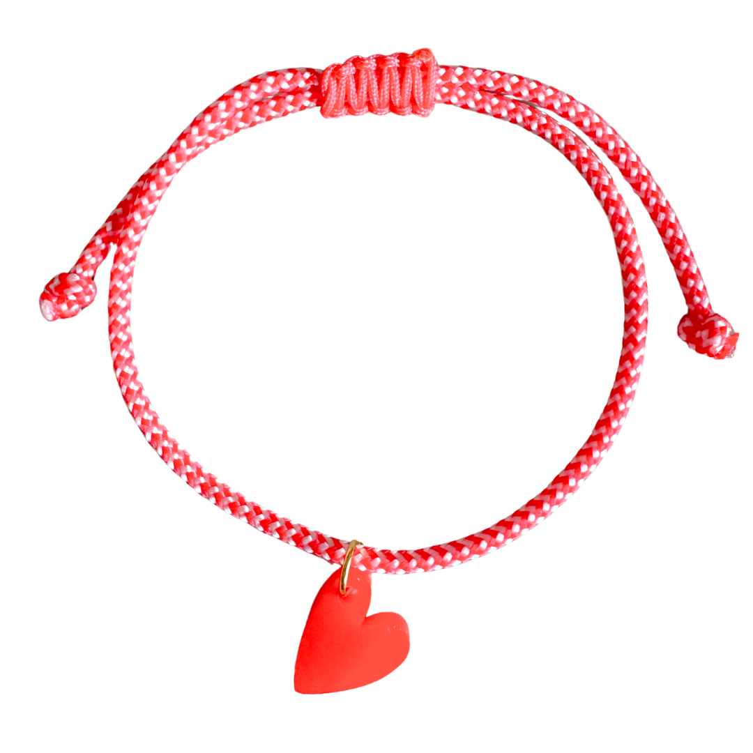 Armband  Lume Charms | Heart Red