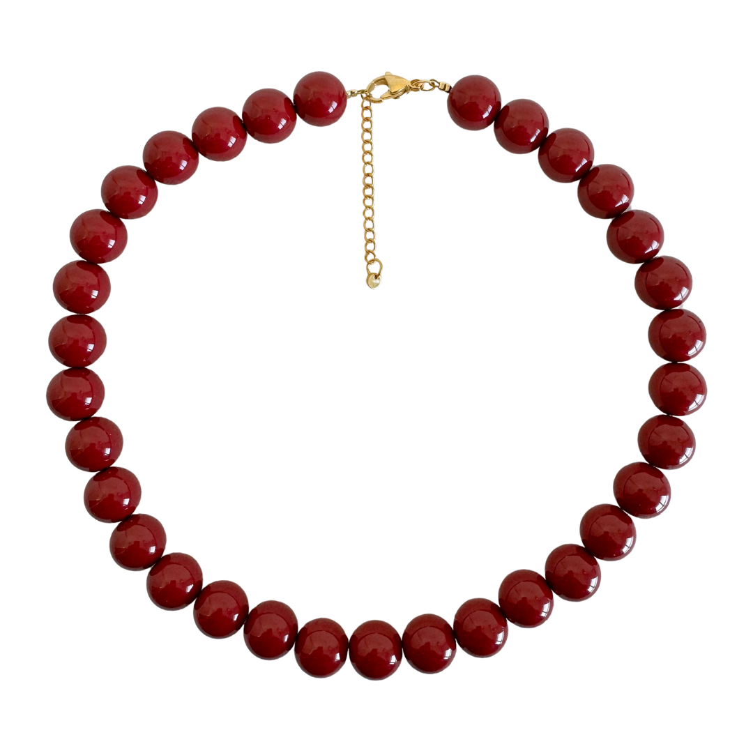 Bold Beads Ketting | Cherry