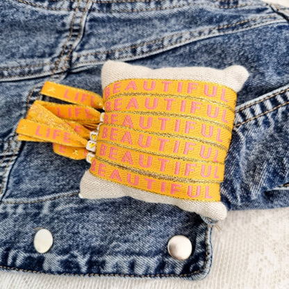 Lint Armbandje Life Is Beautiful