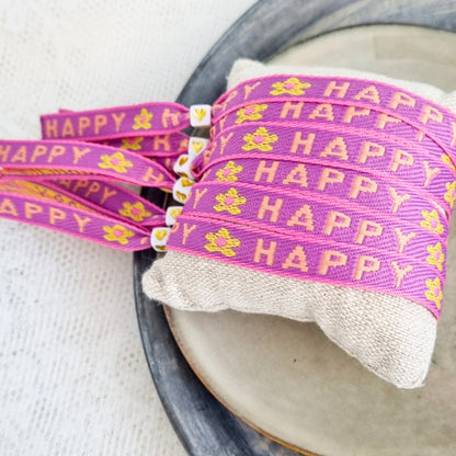 Lint Armbandje Happy