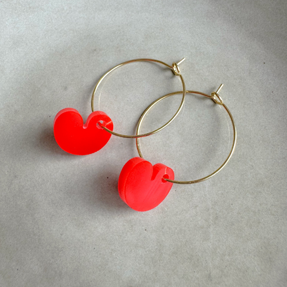 Oorbellen Hoops Lume Charms | Pompeblêdsjes