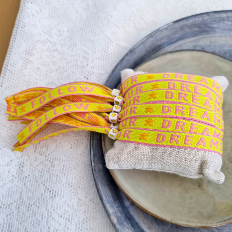 Lint Armbandje Follow Your Dreams