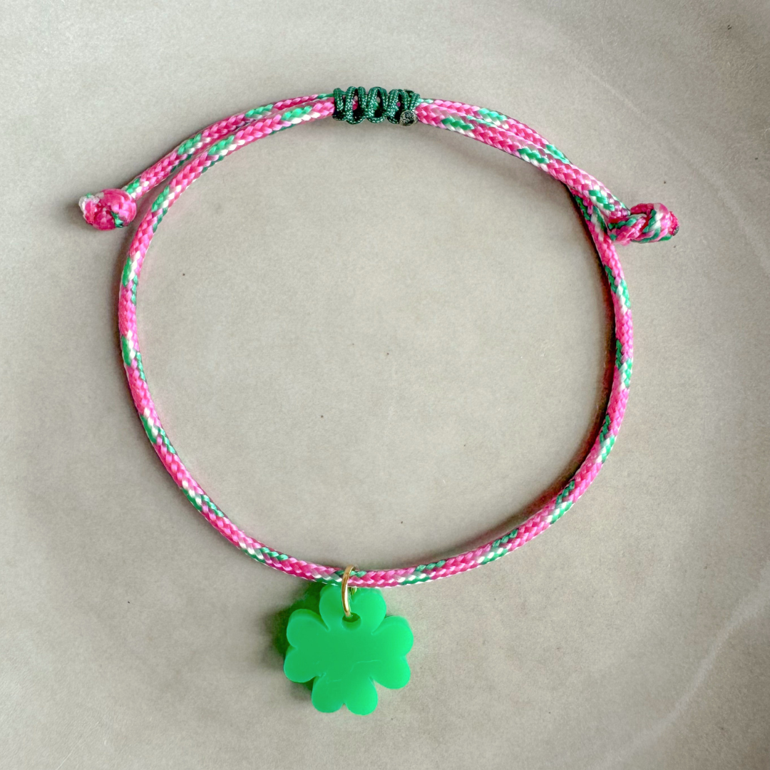 Armband  Lume Charms | Klavertje Green