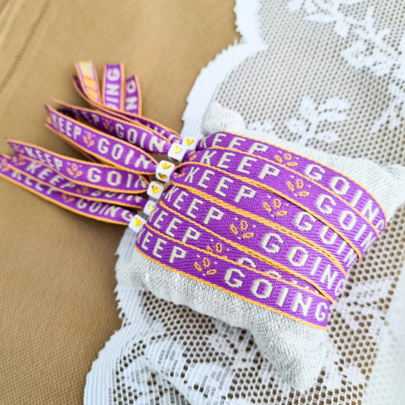 Lint Armbandje Keep Going