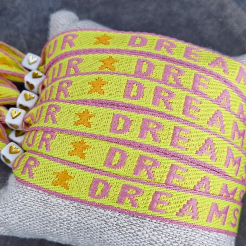 Lint Armbandje Follow Your Dreams
