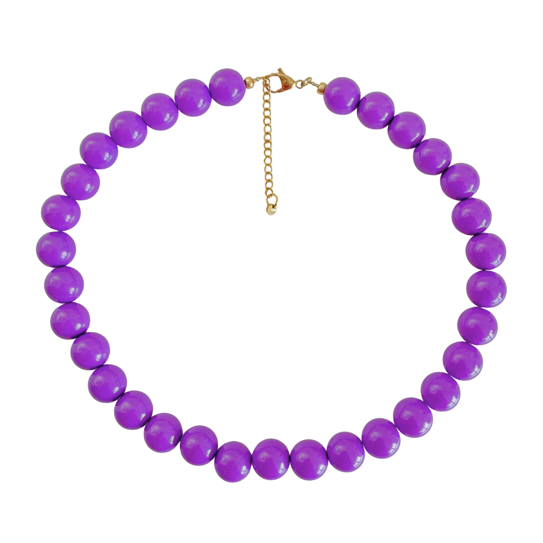 Bold Beads Ketting | Violet