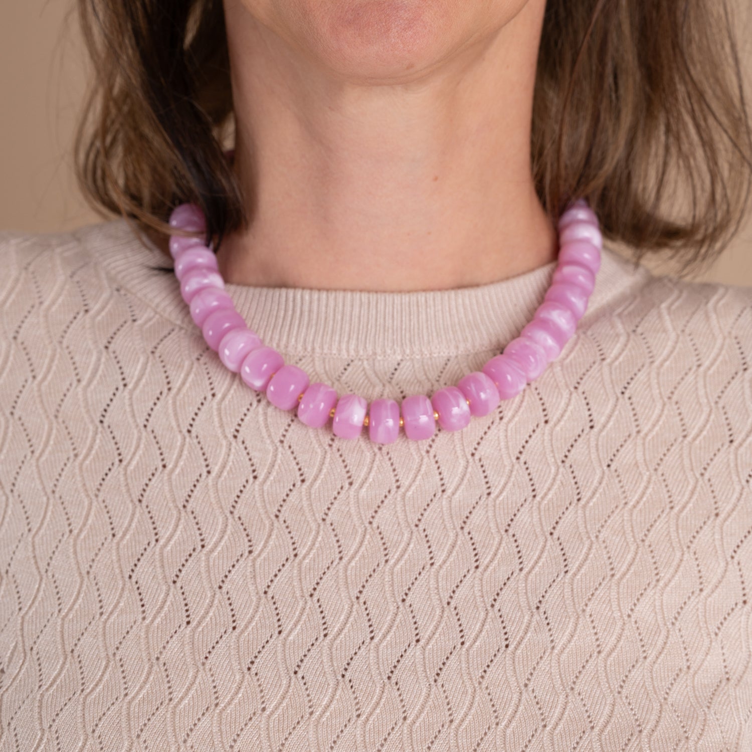 Bold Chunks Ketting | Orchid