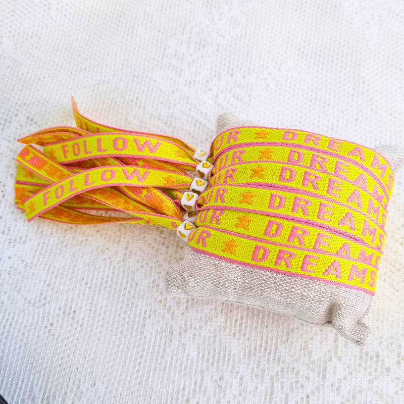 Lint Armbandje Follow Your Dreams